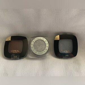 New In Package L'Oreal Paris Eyeshadow Trio - Brown, Silver, Blue